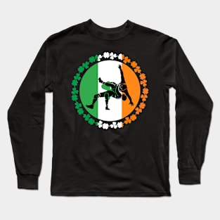 Capoeira Ireland Flag St. Patrick's Day Long Sleeve T-Shirt